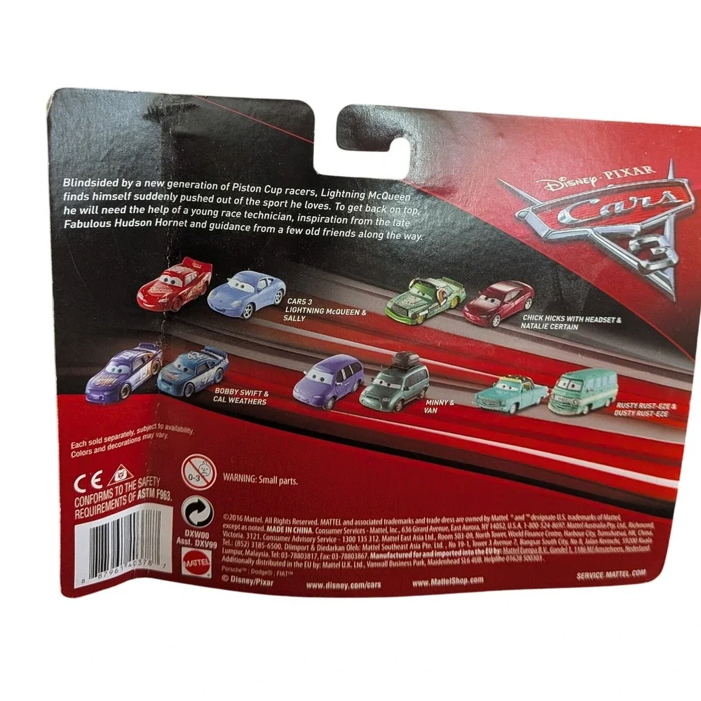 Disney Pixar Cars 3 Chester Whipplefilter Lightning McQueen Luigi‎ Guido 3-Pack